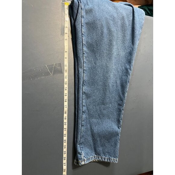 L.L.Bean Womens Double L Relaxed Fit Jeans Size 16WPetite Blue Denim Cotton Poly - Picture 10 of 12